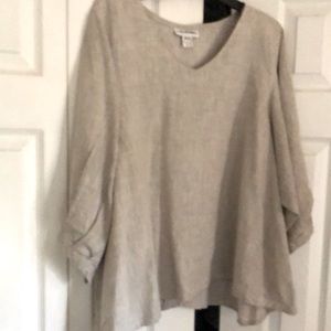 COPY - Pure Linen swing top with large sleeves